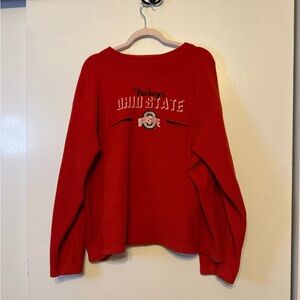 Vintage 90s Mens Large Ohio State University Fleece Sweater